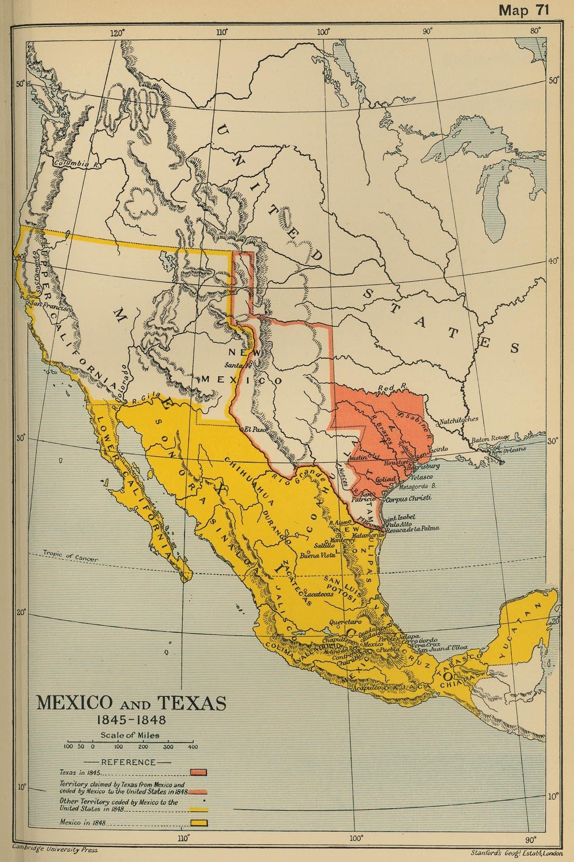 kartes Meksikas 1700
