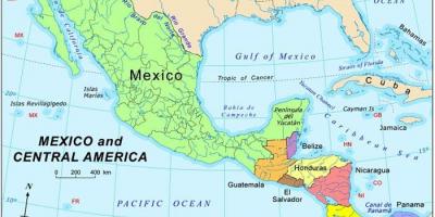 Kartes Meksikā un centrālamerikā