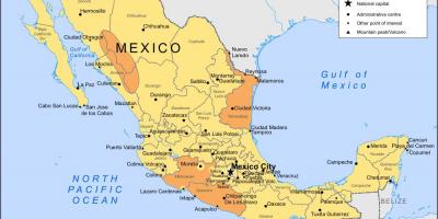 Laika Meksika karte