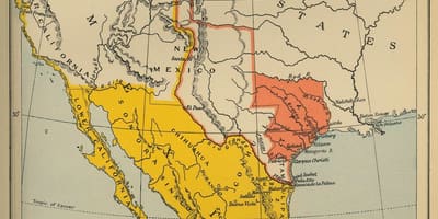 Kartes Meksikas 1700