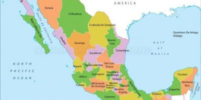 Kartes Meksika valstīm