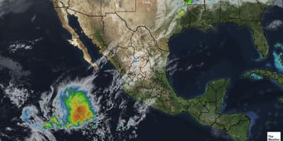Meteoroloģiskā radara karte Meksika