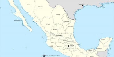Valstis, Meksikas karte
